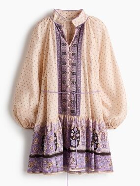 H & M | Printed Boho Tunic Mini Dress